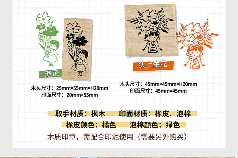 Molinta Rubber Stamp - Blooming Thoughts
Soft, expressive, and perfect for adding gentle detail to your creative projects — this stamp brings a floral, reflective touch to journals, planners, cards, and scrapbooking layouts.
45mm x 45mm
Includes 1 stamp