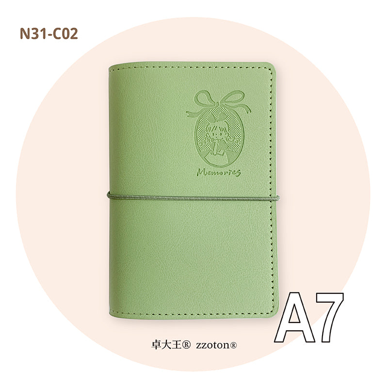 Molinta Six Ring Binder - Green
Stay organized in style with the Molinta 6‑Ring Binder, a compact and beautifully crafted cover designed for everyday notes, lists, sticker storage, and creative planning. Its warm brown tone gives it a classic, cozy feel, making it a perfect addition to any planner setup or stationery collection.
This binder is built in the A6, A7, or M5 size, making it wonderfully portable — easy to slip into bags, pouches, or carry on the go.
Specifications:
M5: 95mm x 128mm
A7: 102mm