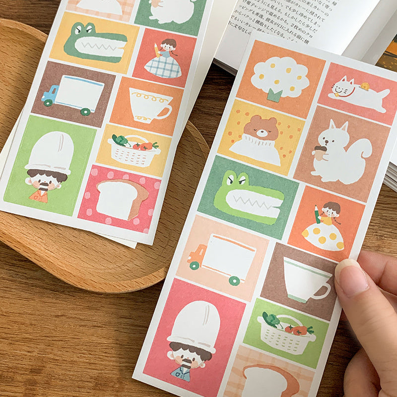 Molinta Sticker Sheet - Colorful Frames
A bright and charming way to frame your memories, decorate your planner, and add personality to any creative project. With two sheets included, you get plenty of playful frames to mix, match, and enjoy.
80x170mm
Material: Writing Paper
Includes 2 sticker sheets