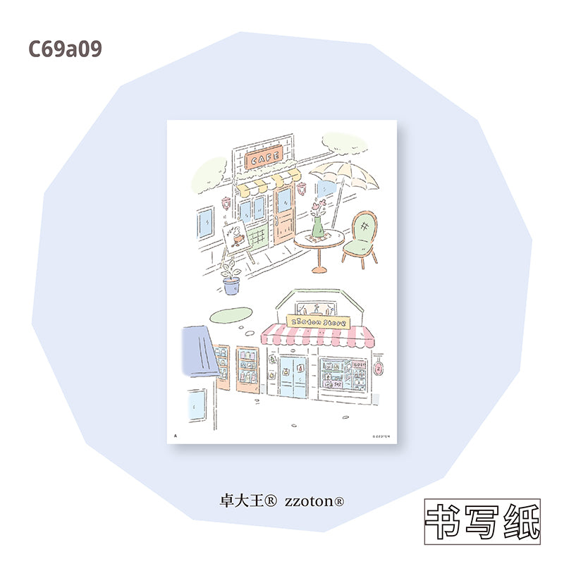 Molinta Sticker Sheet - Scene
Featuring adorable illustrations in Molinta’s signature whimsical style, these stickers are perfect for decorating planners, journals, scrapbooks, and happy mail.
105x148mm
Material: Japanese Paper
Includes 1 sticker sheet 