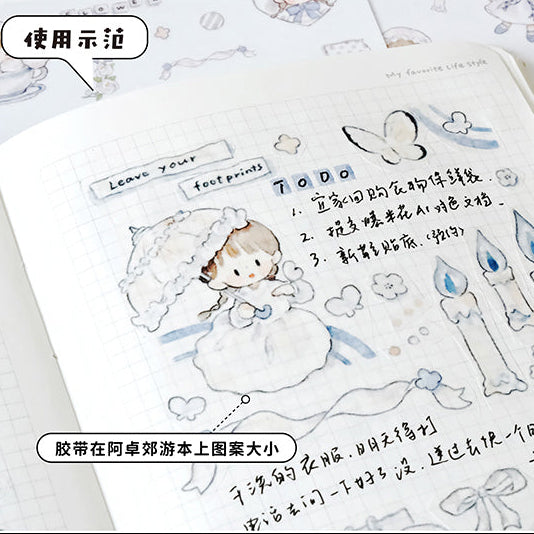 Molinta Sticker Sheet - White
Celebrate your love for the color white with this charming Molinta sticker sheet. Featuring adorable illustrations in Molinta’s signature whimsical style, these stickers are perfect for decorating planners, journals, scrapbooks, and happy mail.
105x148mm
Material: Japanese Paper
Includes 2 sticker sheets