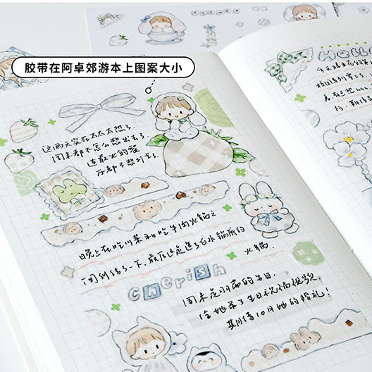 Molinta Sticker Sheet - White
Celebrate your love for the color white with this charming Molinta sticker sheet. Featuring adorable illustrations in Molinta’s signature whimsical style, these stickers are perfect for decorating planners, journals, scrapbooks, and happy mail.
105x148mm
Material: Japanese Paper
Includes 2 sticker sheets