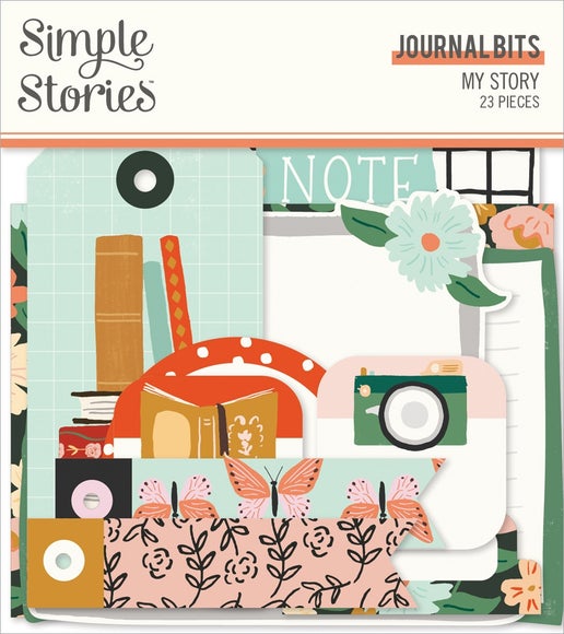 Troqueles de My Story Journal Bits & Pieces, paquete de 23