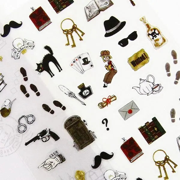 Mystery Sticker Sheet
This is a small size transparent material sticker that is easy to decorate in planners or journals. It contains two identical illustrations, so you can use it for preservation, matching, or sharing.
Sheet size: Length 150× Width 90mm
Includes 1 sticker sheet