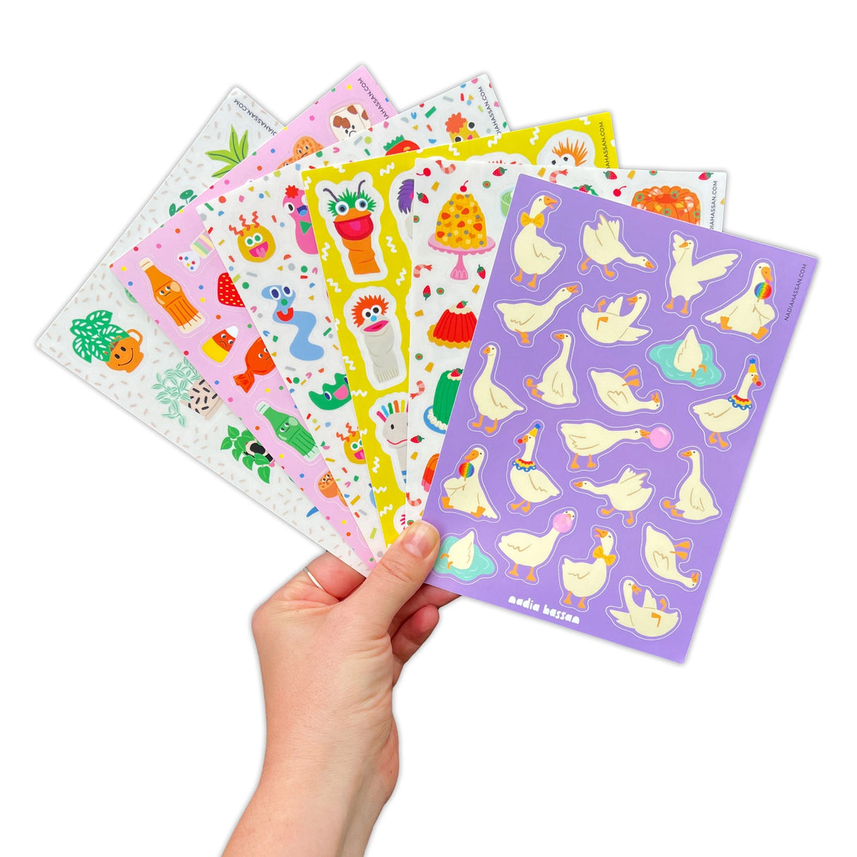 Nadia Hassan - Silly Goose Sticker Sheet