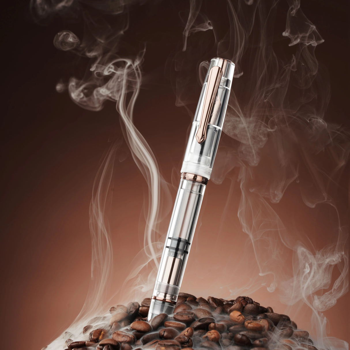 The Original: Fall is still a demonstrator like it’s other seasonal cousins. But this time has been adorned with a warm, coffee-like brown piston, furniture and nib. While this pen does not replace your daily caffeine intake, it may help alleviate some of the sting of working on a chilly fall morning.