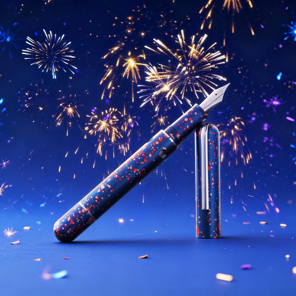 A summer night, lit in color.
Nahvalur is pleased to introduce Nautilus: Fireworks, a new celebratory edition inspired by the brilliance of fireworks across the night sky and the atmosphere of midsummer evenings filled with light.