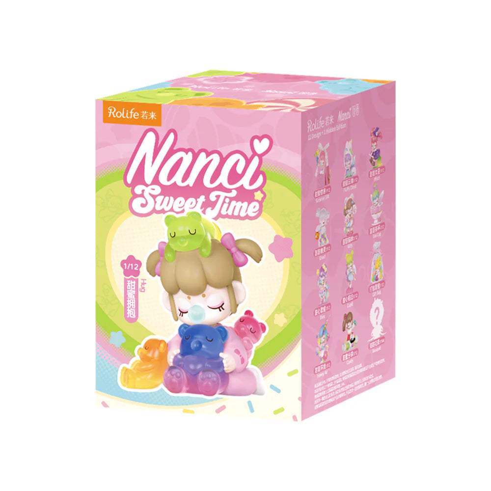 Nanci's Sweet Time Blind Box
Series Name: Rolife Nanci's Sweet Time Surprise Figure Dolls
Surprise Figure Dolls: This series includes 12 different figures and 1 SECRET EDITION figure. You will never know what you get until you open the box.
Material: PVC, Paper