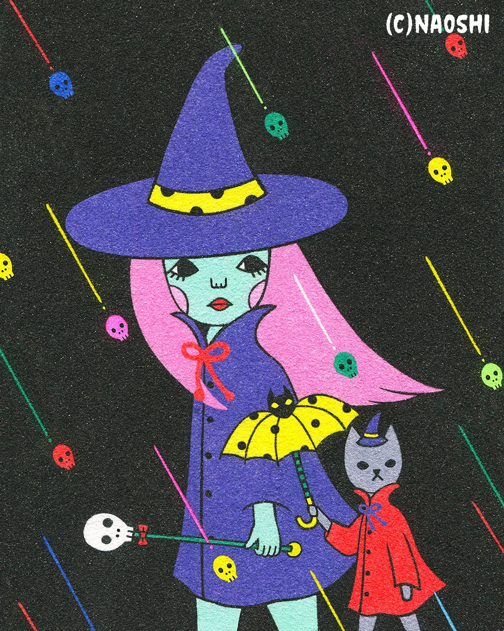 These postcards are featuring striking colorful and whimsical world. Artwork made with colored sand and then scans them in high quality.
Size: 4"x6" (10x14.8cm)
Ink on high quality matt paper (235kg)