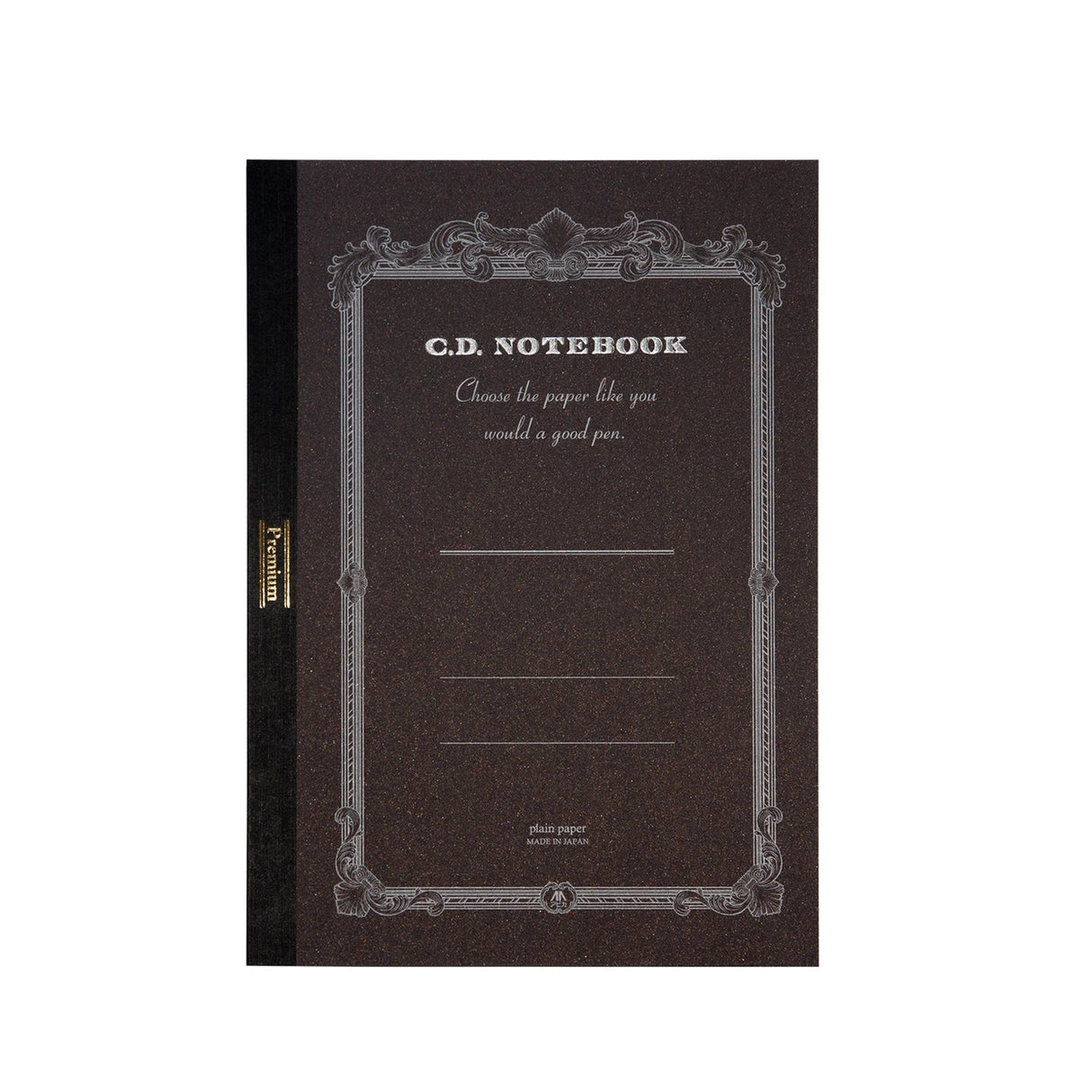 High-quality notebooks are ideal for jotting down ideas, taking notes, sketching, making lists and more. They are perfect for use at home or the office.
Contains silky white, acid free paper that allows for effortless writing.
Notebooks available in ruled, grid and plain paper options.
Heavy duty covers feature a glitter accent.
Silver and gold foil text on the cover also decorate this upscale notebook.
Sturdy thread binding allows the notebook to lay flat for comfortable writing.
Red threading matc