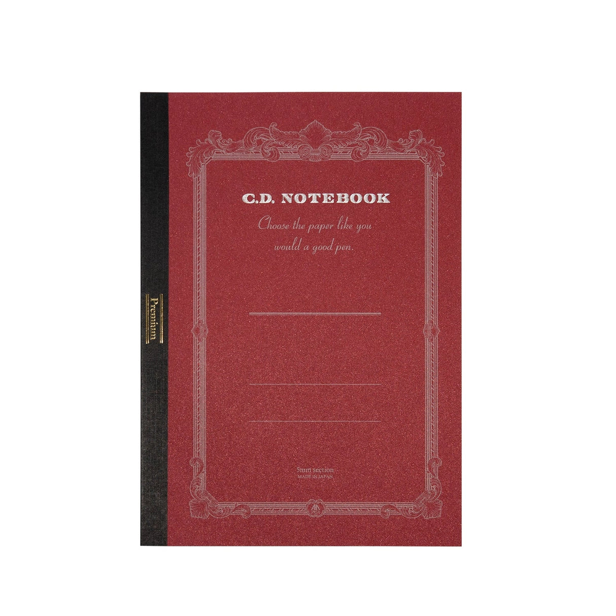 High-quality notebooks are ideal for jotting down ideas, taking notes, sketching, making lists and more. They are perfect for use at home or the office.
Contains silky white, acid free paper that allows for effortless writing.
Notebooks available in ruled, grid and plain paper options.
Heavy duty covers feature a glitter accent.
Silver and gold foil text on the cover also decorate this upscale notebook.
Sturdy thread binding allows the notebook to lay flat for comfortable writing.
Red threading matc