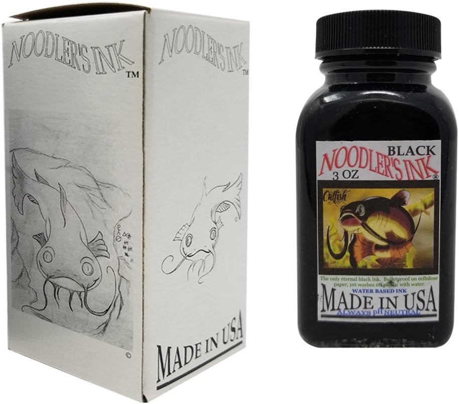 Noodler’s 3oz bottles are filled to the brim with vibrant, high-quality fountain pen ink made in the USA. Each bottle offers exceptional value and a huge range of colors—from classic blues to imaginative limited editions—crafted for writers who love creativity and expression.
3oz Bottle
Archival Ink
Forge Resistant
Water Resistant