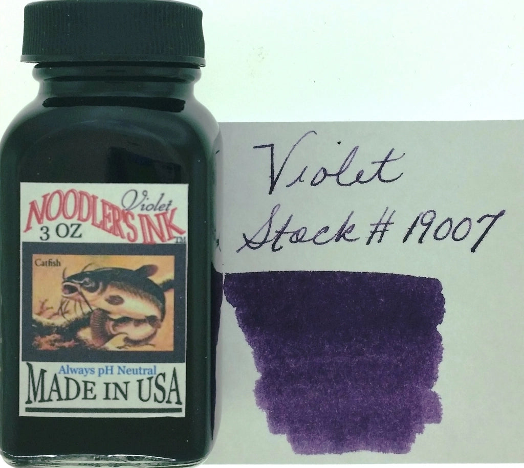 Noodler’s 3oz bottles are filled to the brim with vibrant, high-quality fountain pen ink made in the USA. Each bottle offers exceptional value and a huge range of colors—from classic blues to imaginative limited editions—crafted for writers who love creativity and expression.
3oz Bottle
Archival Ink
Forge Resistant
Water Resistant