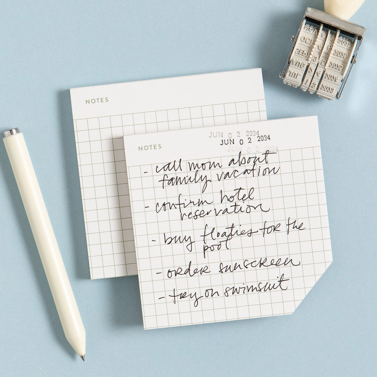 Discover the Notes Grid Notepad, your new favorite companion for note-taking, planning, and brainstorming. Whether you’re a student, a professional, or someone who loves to stay organized, this notepad is designed to help you capture your thoughts with clarity and creativity.
•Size: 4" x 4"
•Page Count: 52 Sheets