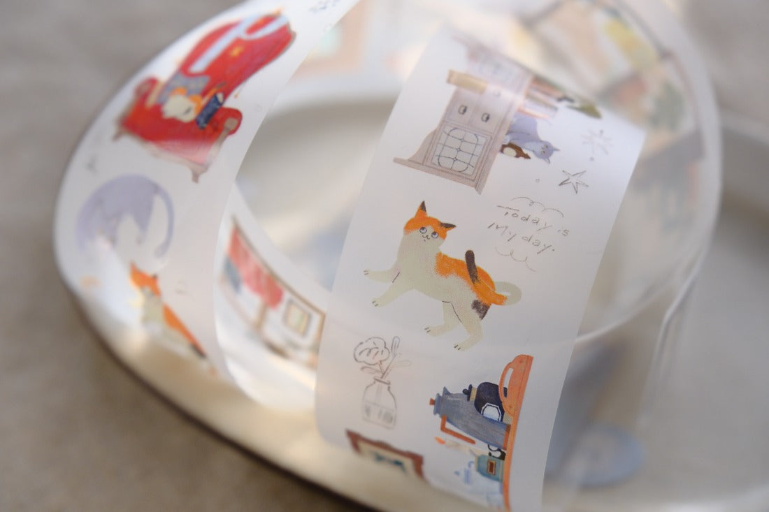 OURS Studio Life with Cats PET Tape