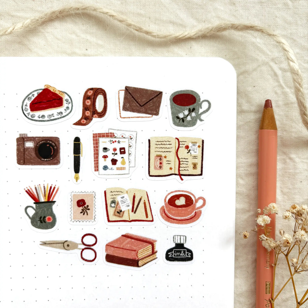 OchMonika Cozy Journaling Sticker Sheet
A sticker sheet full of cute little stickers perfect for planners, journals, or scrapbooking ❤