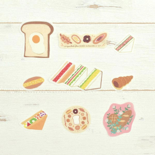 Flake stickers designed by pu・pu・pu
Fun stickers for any and every occasion! Use these stickers every day on planner, cards, photo album, frames, gift wrap, stationery, scrapbook pages, lunch bags, calendars and more to personalize your world.
9 designs x 6 each (Total 54pcs)
Masking Tape Material
Includes 1 pack of flake sticker