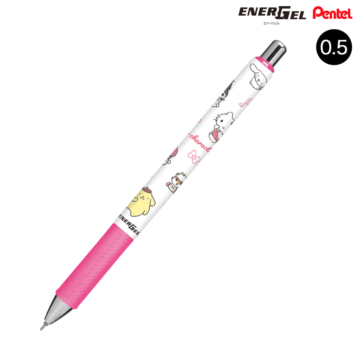 Bolígrafo Pentel Energel con personajes de Sanrio