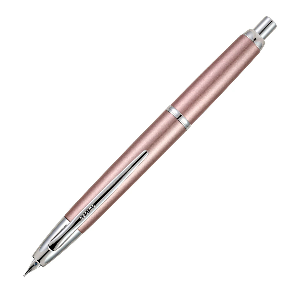 Brilliant design and ingenious engineering combine in the refined, elegant style of the world's first and favorite retractable fountain pen, the Vanishing Point by Pilot. The internal mechanism of this exceptionally crafted fountain pen allows the 18-karat gold nib to retract fully into the barrel when not in use. Vanishing Point is refillable for continued use with a cartridge or Pilot's CON-50 converter. The fountain pen is available in extra fine, fine, medium or broad point sizes. These pens arrive pack