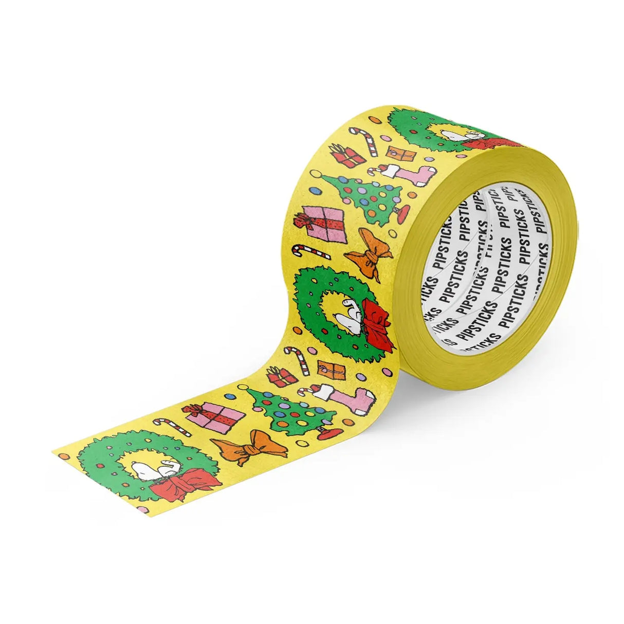 Peanuts holiday washi is here! Pipsticks washi tape is amazing paper tape that's removable with just the right amount of tack. It's perfect for crafting, wrapping and decorating everything in your life! Use it on your planner, bullet journal, inspo wall, snail mail, ANYTHING!!
Includes one 30mm x 10m roll of A Snoopy Christmas Washi.