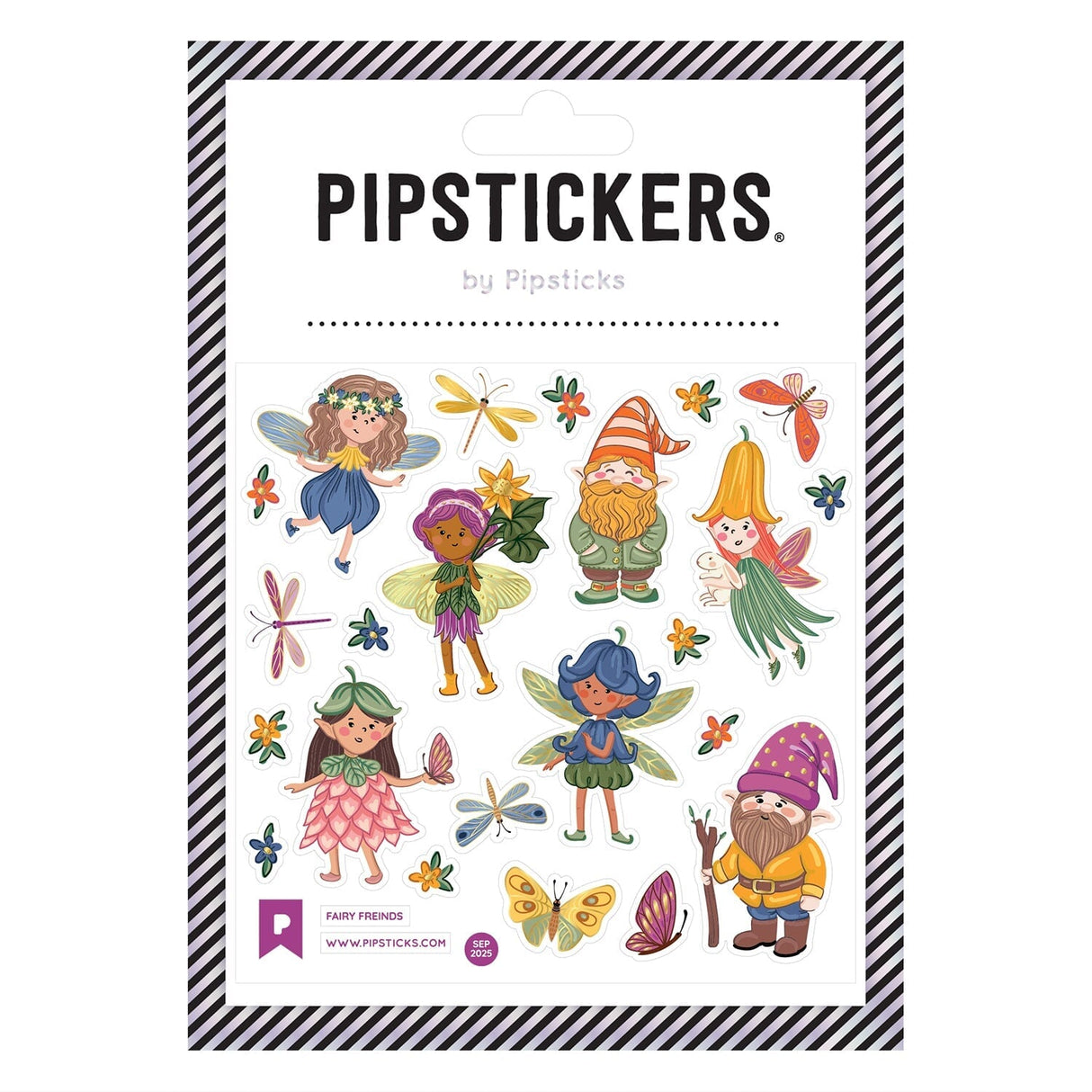 PipStickers are the PERFECT gift for the sticker lover in your life - even if it's you! These unique PVC designs with gold foil accents come on a clear backing and cannot be found anywhere else.
Includes one 4" x 4" sheet of Fairy Friends PipStickers and includes the Pipsticks manifesto.