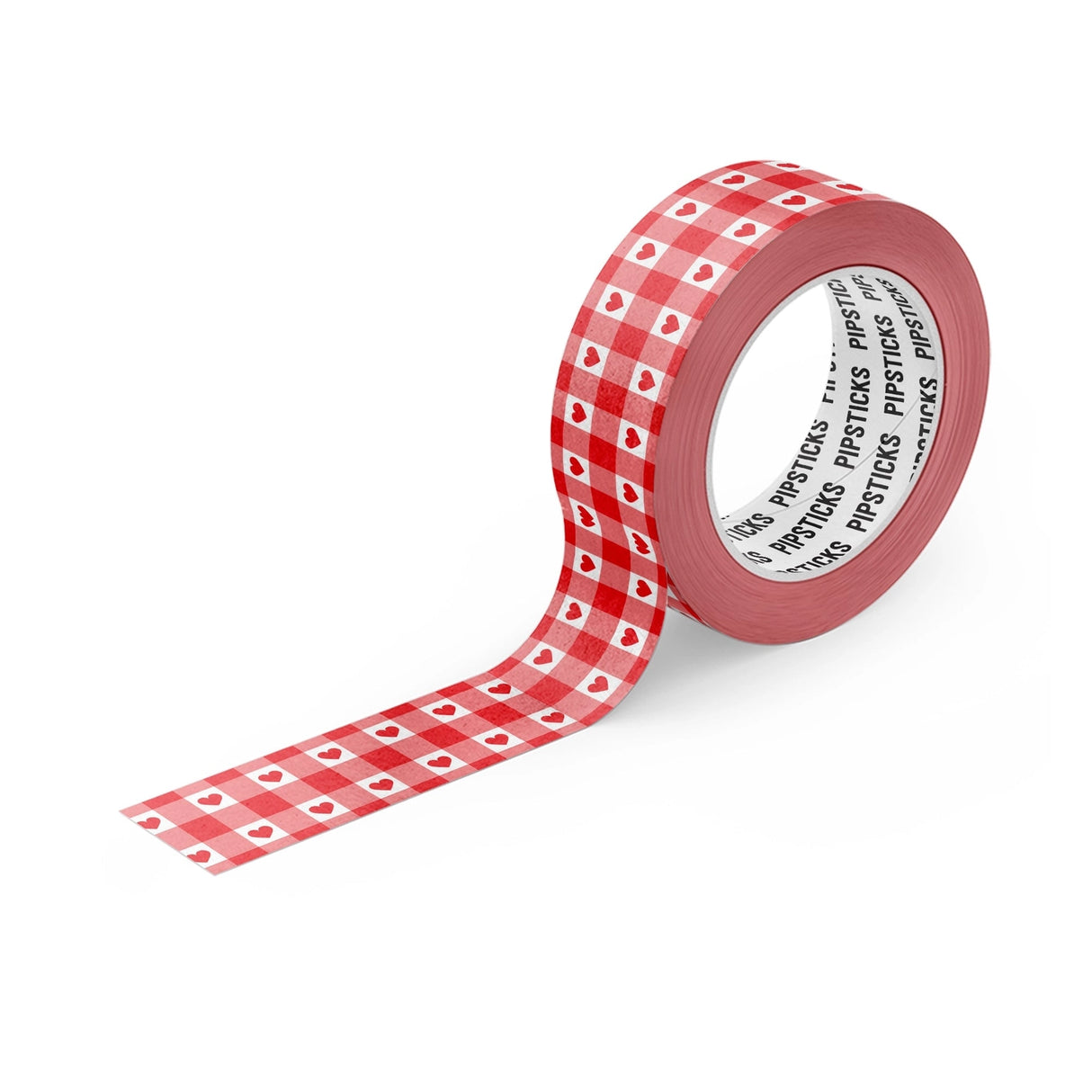 Pipsticks - Gingham Hearts Monchhichi Washi Tape