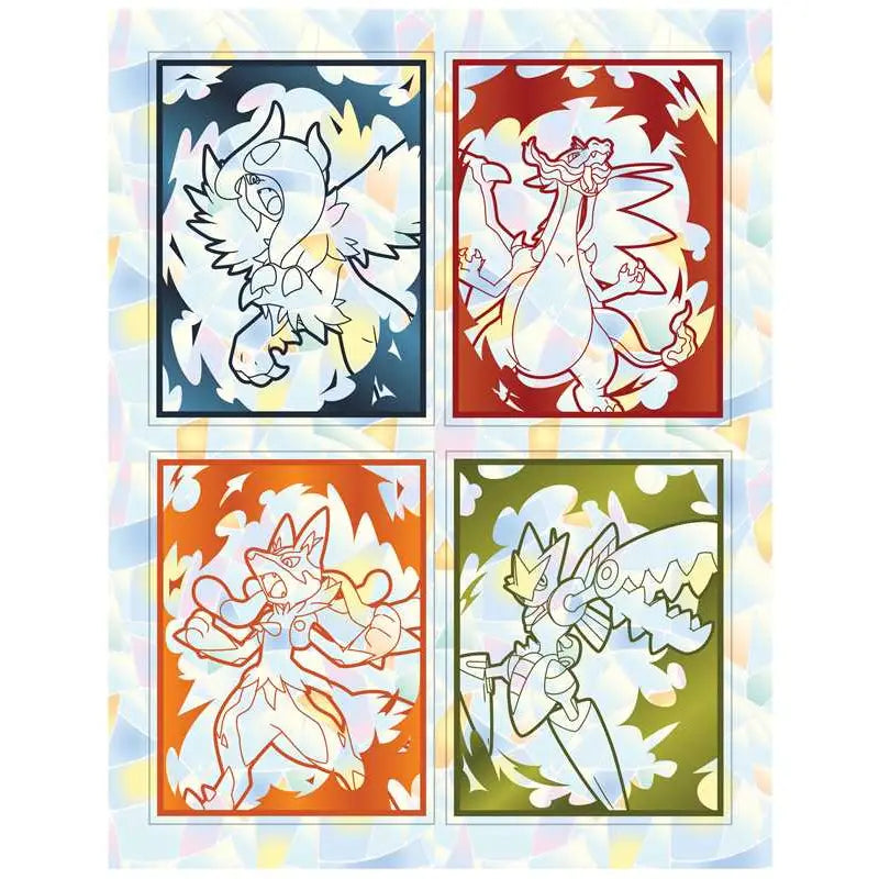 Pokémon: The Official Mega Evolutions Sticker Book includes 48 known Mega-Evolved Pokémon originally discovered in Hoenn and Kalos. Learn how Pokémon surpass their normal limits in battle through Mega Evolution—a representation of the strong bond between Trainer and Pokémon!
Organized by Pokédex number, this sticker book provides the name, pronunciation, type, height, and weight for each Pokémon featured. You’ll also find tip boxes with extra bits of information about each Mega Evolution in the
