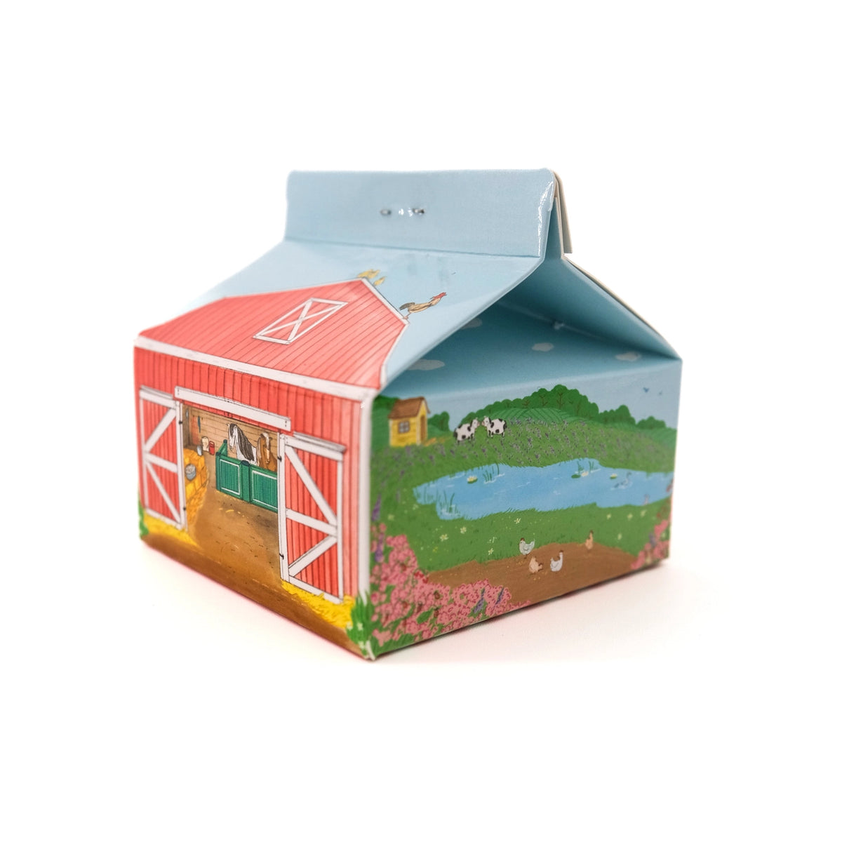 Ramus & Co. - Farm Life Note Carton
Fresh notes, served daily! This Ramus & Co. mini carton comes filled with 200 handy 3×3 inch paper notes (in four different designs!), perfect for quick lists, messages, and bright ideas.
Simply remove the perforated door on the front for quick access whenever inspiration strikes. Equal parts practical and gift-able, it’s a cheerful addition to any desk, kitchen counter, or workspace!
4 x 4 inch note carton holder
(200) 3 x 3 inch paper notes
4 unique note desi