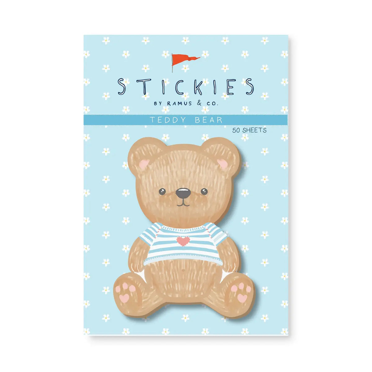 Ramus & Co. - Teddy Bear Sticky Notes
Brighten up your everyday life with Ramus & Co. Stickies!
These 3 x 3.85 sticky notes are great for capturing fleeting thoughts and jotting down long confirmation numbers.
Stylish, functional and guaranteed to make you smile.
A fun gift and a personal stationery must!
3" x 3.85” Sticky Notes
Die Cut Shapes
50 Sheets
4.5” x 6” Backing Card
Imported
By Ramus & Co.