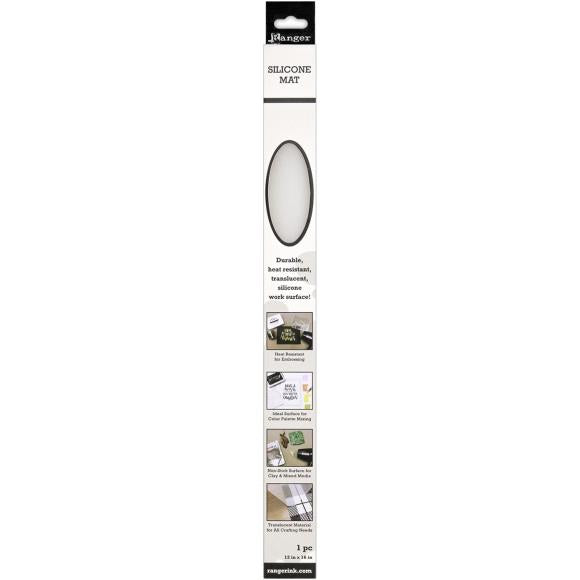 Ranger Silicone Mat
A durable, heat resistant surface great for all craft and mixed media needs!
The clear silicone is ideal for placing over a white surface to create an easy mixed media palette where wet medium could easily be mixed together, making colors easily visible.
This package contains one 12x16 inch silicone mat