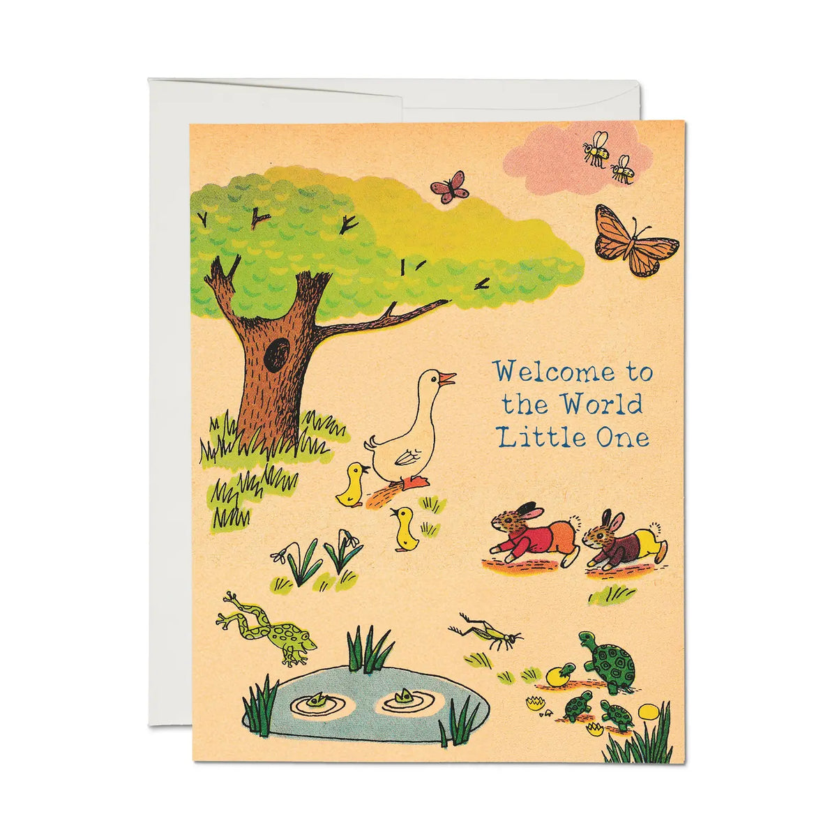 Red Cap Cards - Whimsy Hollow Greeting Card
Illustrated by Richard Scarry
A2 - 4.25 x 5.5 inch