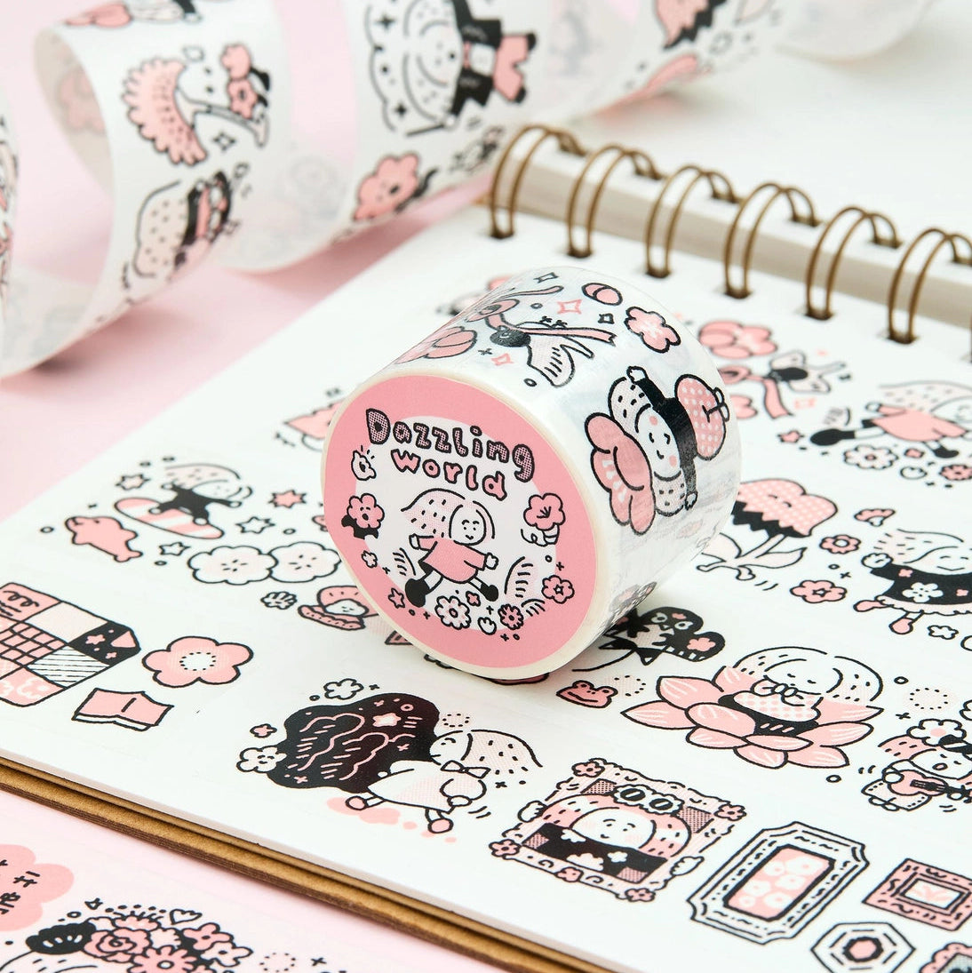 Dazzling World Mono Pink
Dazzling world is our new collection for 2026, the mono pink color would give you a unifed brand new experience to the sticker world