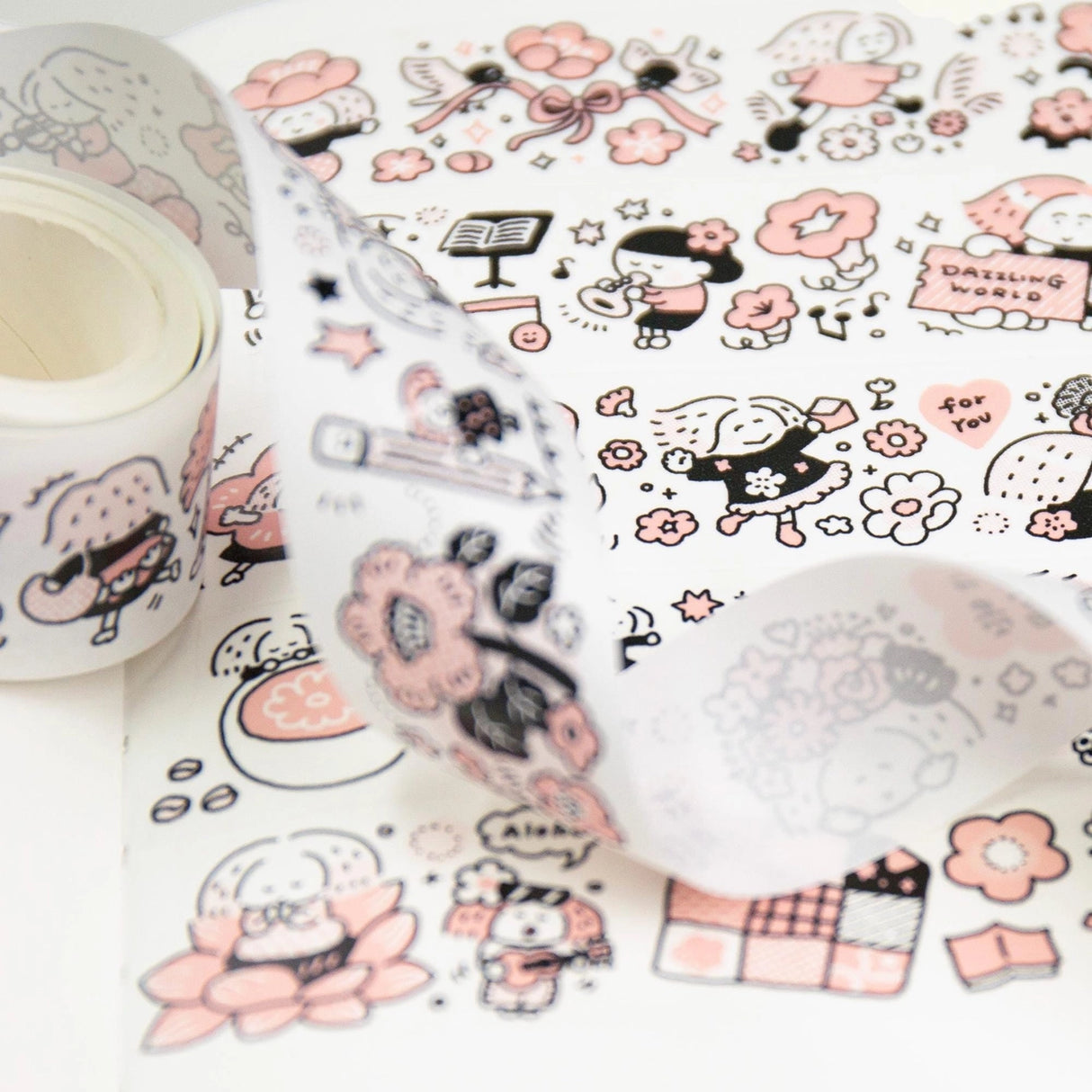 Dazzling World Mono Pink
Dazzling world is our new collection for 2026, the mono pink color would give you a unifed brand new experience to the sticker world