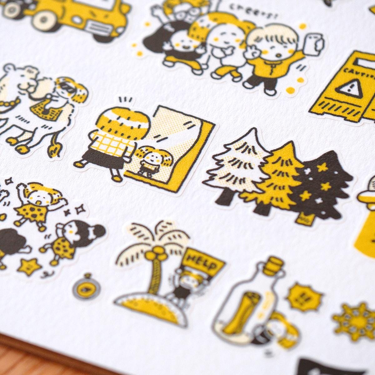 Our Adventure Kisscut Washi Tape is filled with travel-inspired illustrations - think mountains, maps, compasses, and little discoveries waiting to be made.
The kisscut design lets you peel off individual pieces with ease, no scissors needed. Perfect for travel journals, scrapbooks, planners, and capturing every step of your journey. Tape your story.
