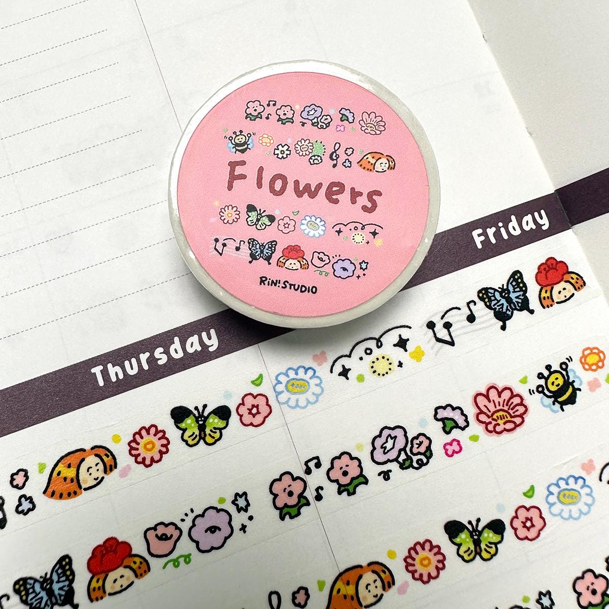 Flower Mini:
Our new mini washi is finally here! This is one of our most famous washi groups since it's just so easy to use and no one can resist a mini tape :)
Choose from the following products:
• Flower Mini Washi Tape
𝐌𝐚𝐭𝐞𝐫𝐢𝐚𝐥𝐬:
• Washi Tape
𝐒𝐢𝐳𝐞:
• 10 mm x 50 mm; 20 cm Loop
