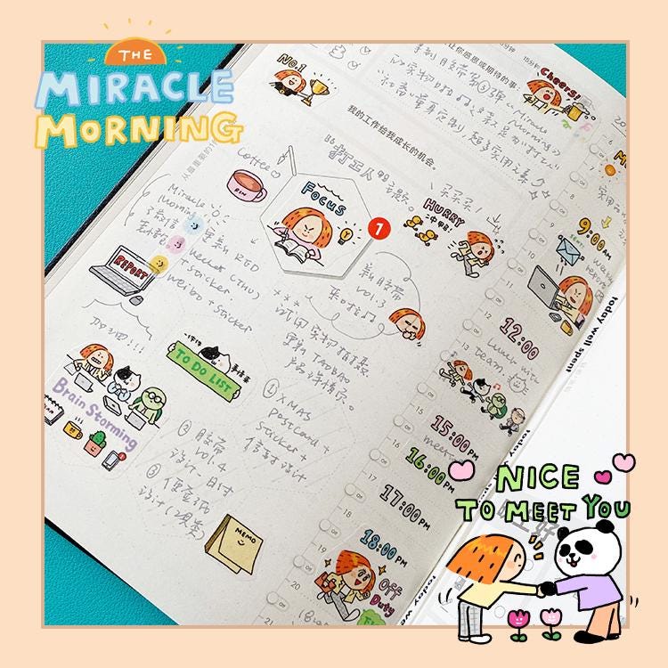 RiN! Studio - Office Life Washi Tape
Volume 3: Today we bring you the <work diary=""> category, which has captured the beautiful life Rin is experiencing everyday at work:)
Materials: Washi tape on release paper
Full roll: 3cm wide x 5m long </work>