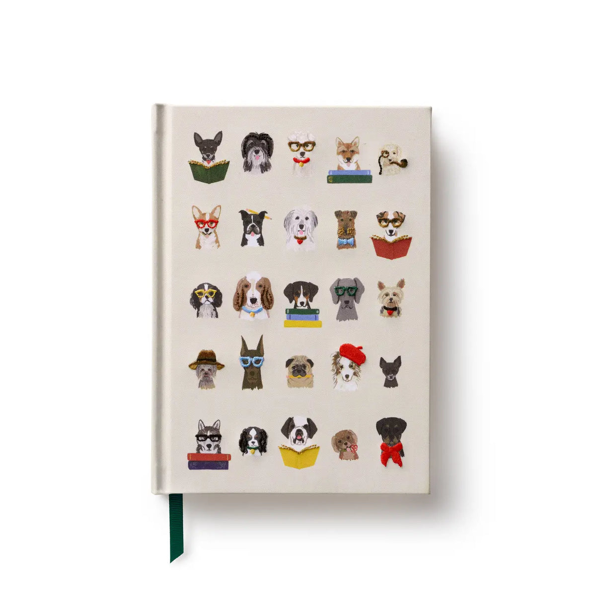 Rifle Paper Co. - Studious Dogs Embroidered Journal