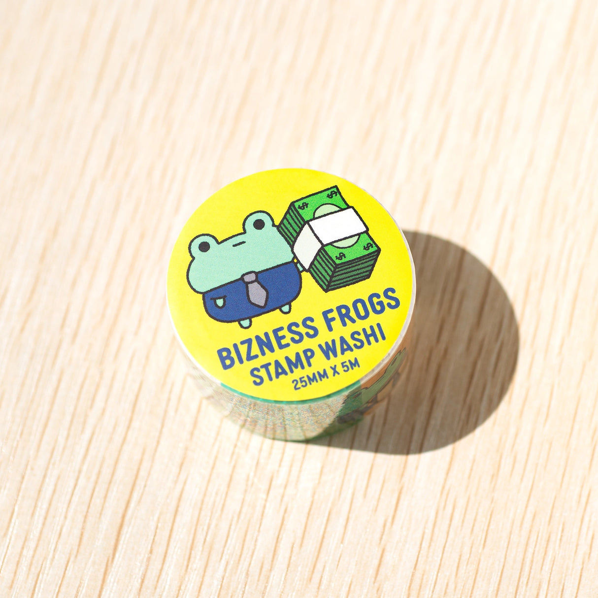 Get your bizness success game on fire with this stamp washi tape
This listing is for one roll of stamp washi tape.
Some details about this washi tape: 25mm wide x 5-meter long roll of washi tape