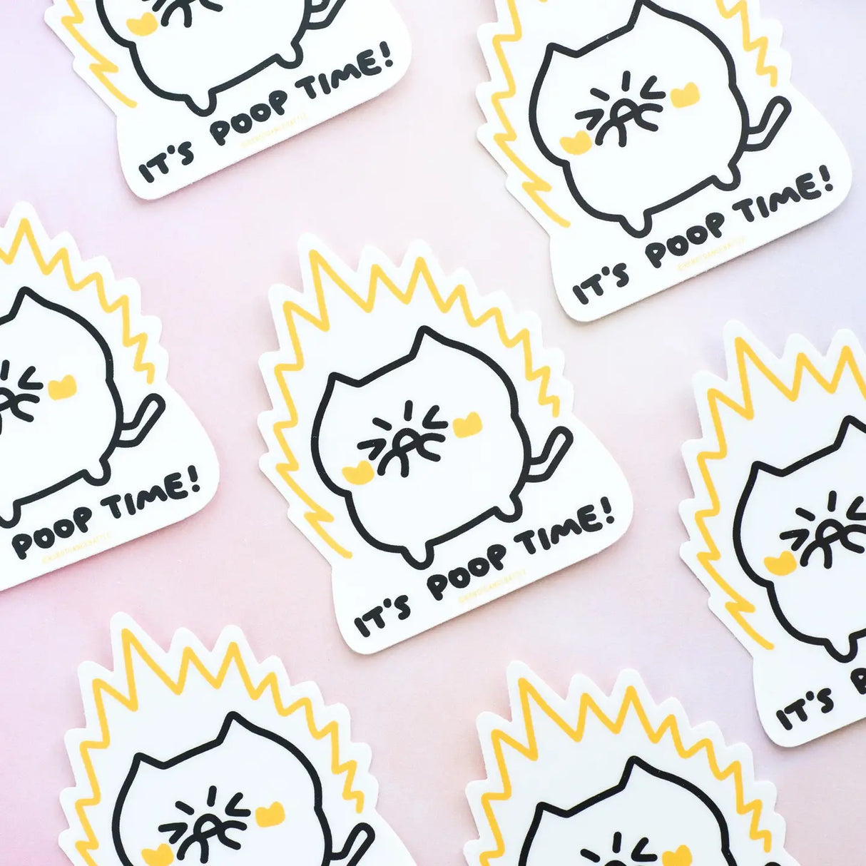 Get fired up to... poop!
Printed on premium vinyl with a UV laminate to protect it from the sun. Great for planners, bullet journals, laptop, water bottles, anywhere!
Each sticker is approximately 2.4x3".