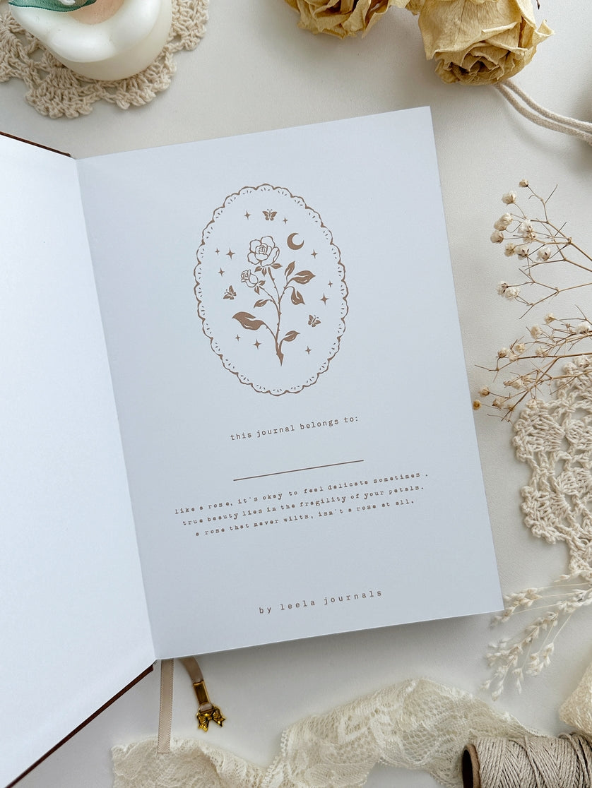 Libro de hechizos de rosas B5