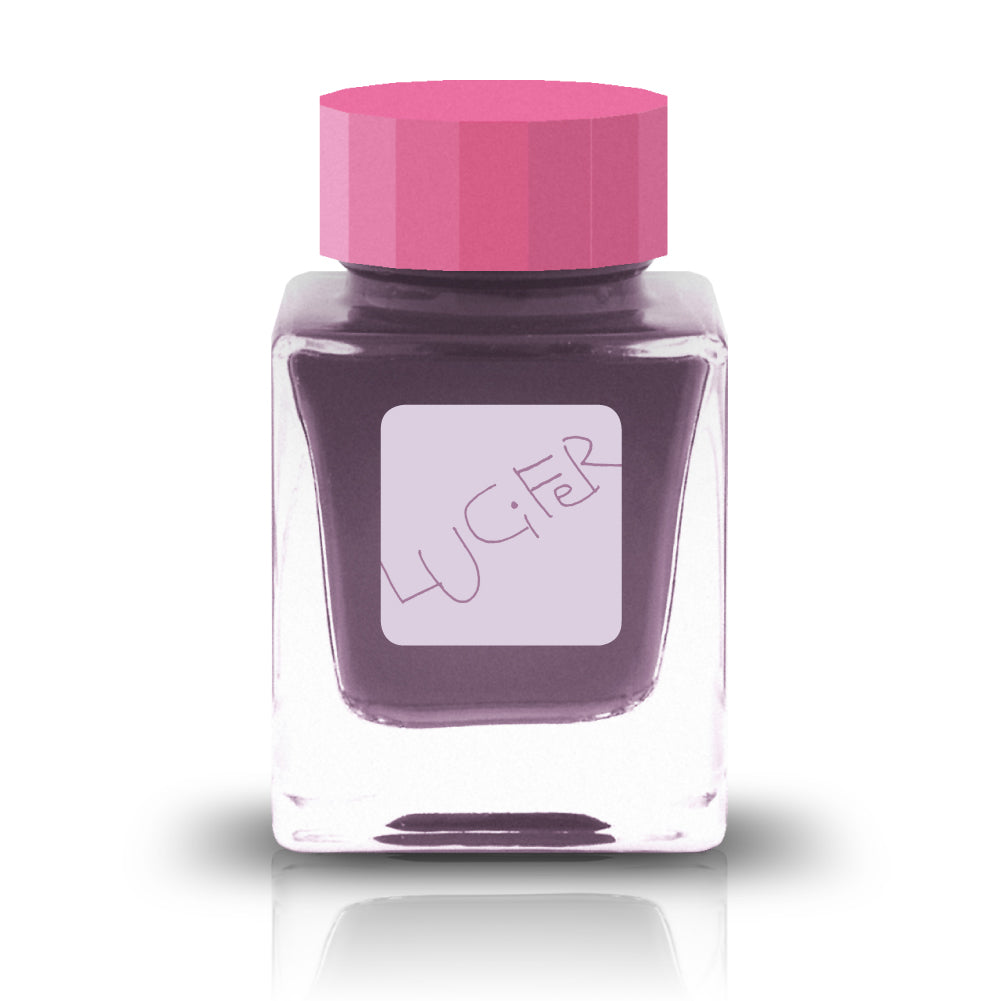Lucifer Ink
The Rose Color Collection is an extension of the Fixation Collection and features pastel waterproof fountain pen inks. The colors featured in this collection are inspired by garden roses.
RGB: 214, 197, 217
Purple
30ml
Waterproof Pigment