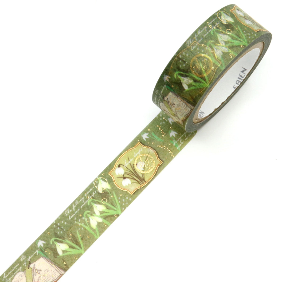 SAIEN Snow Drop Foil Washi Tape