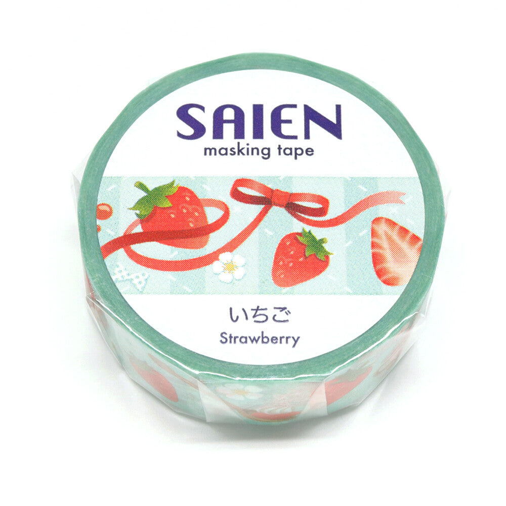 SAIEN Strawberry Ribbon Washi Tape
