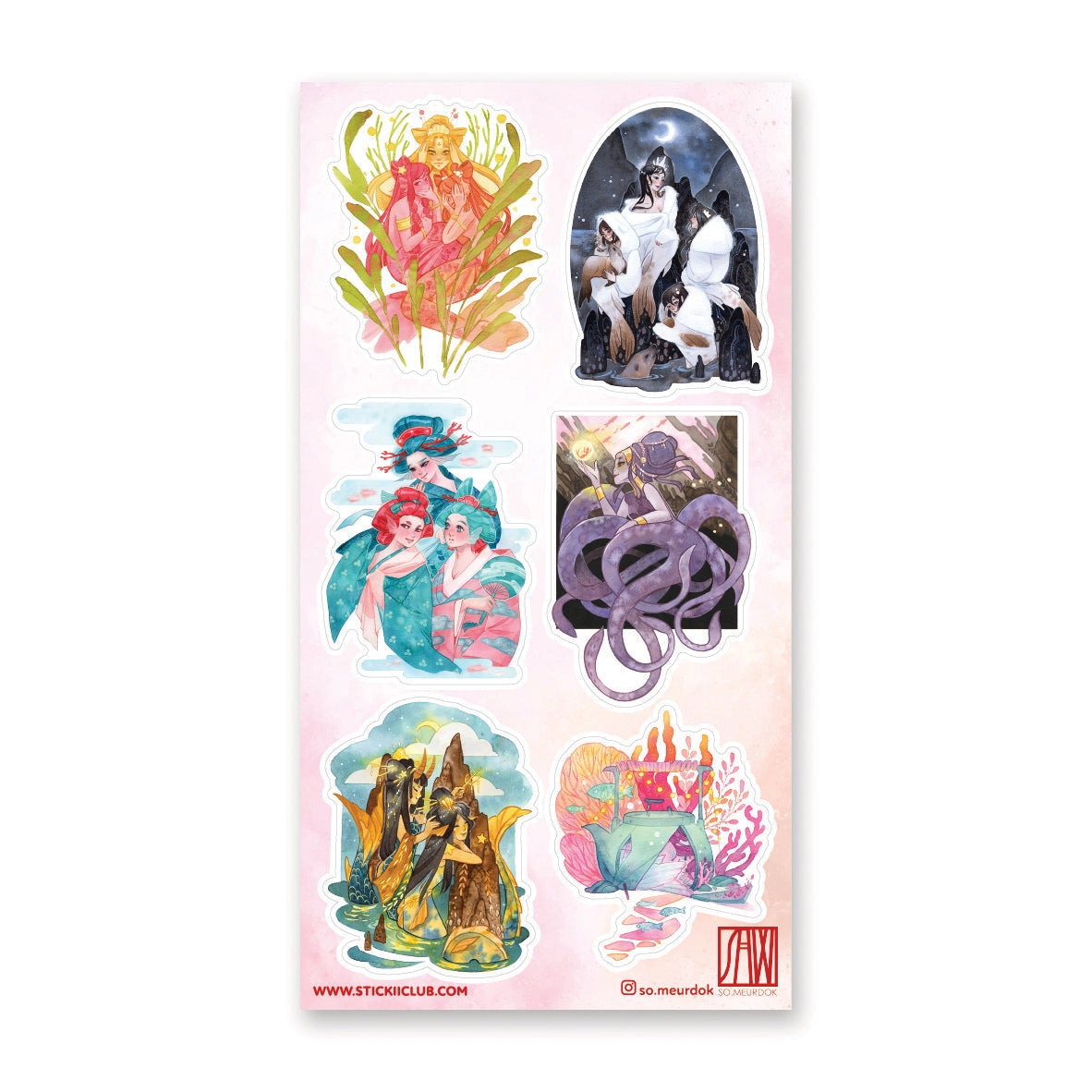 🧜🌊 Dive deep with @so.meurdok’s enchanting merfolk, where sea goddesses, sirens, and underwater legends gather in glowing reefs and moonlit tides. From quiet, intimate moments beneath the waves to powerful figures crowned in coral and magic, every scene feels rich with myth and mystery. It’s dreamy, dramatic, and just a little otherworldly, perfect for getting lost in an ocean of stories.
Art by: @so.meurdok