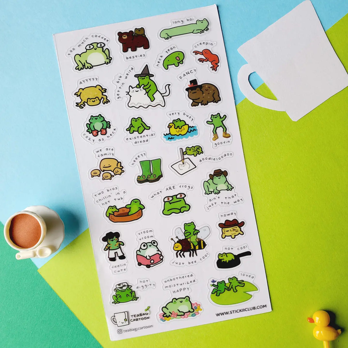 STICKII What ARE Frogs? #2 Sticker Sheet