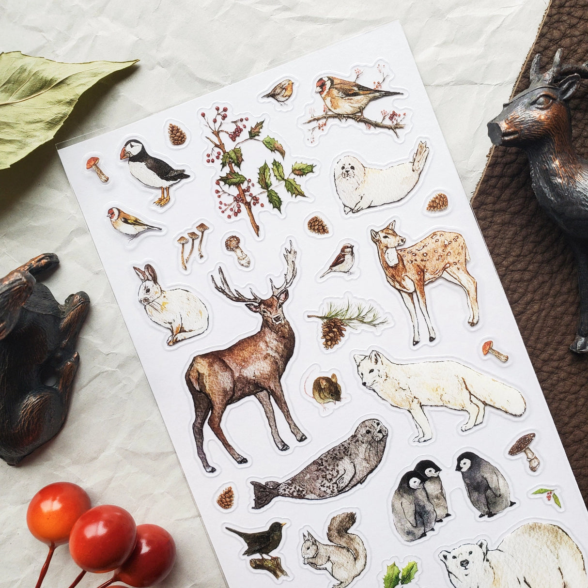 STICKII Winter Wildlife Wonders Sticker Sheet
🐻❄️🌿 Journey into the heart of winter’s wild beauty with @lamblittle’s charming sheet.