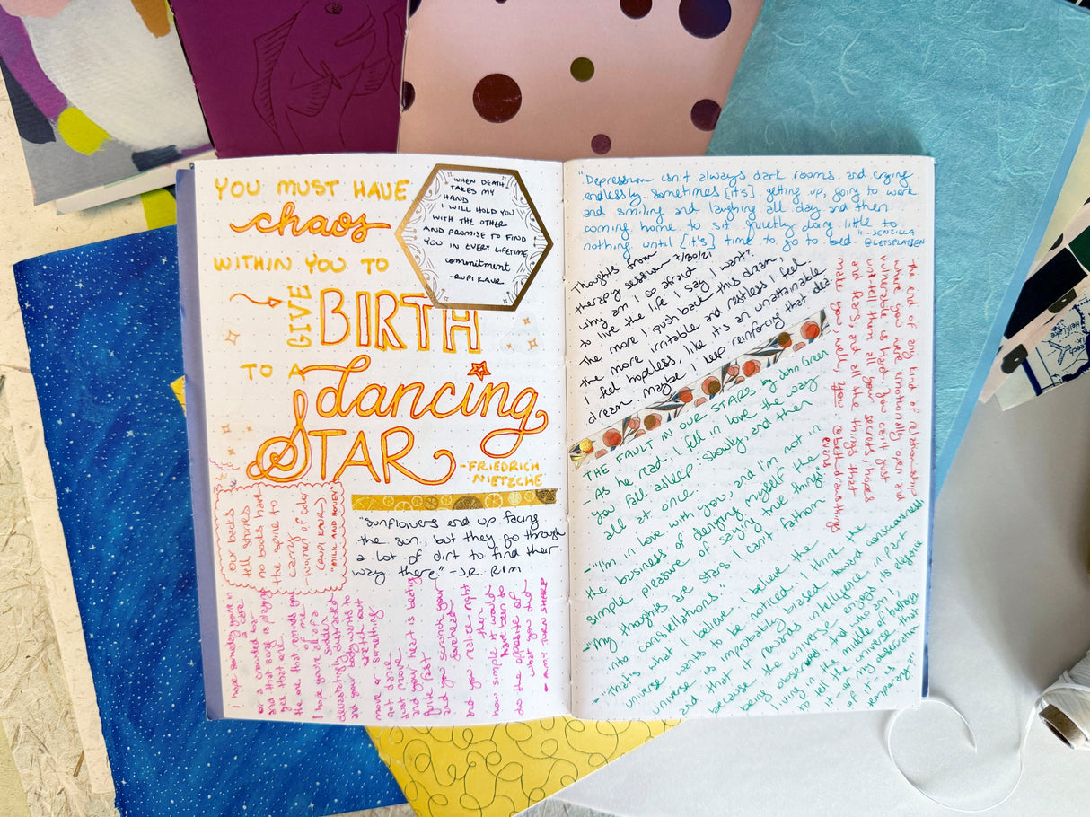 Saddle Stitched Journals with Dorkys Ramos