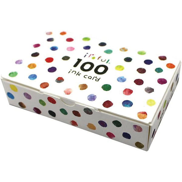 iroful is a paper that showcases the talent of color, called iroful. Whether you write or draw, beautiful colors burst forth. It can clearly and vividly express the color and shade of ink in writing instruments such as fountain pens. You can enjoy writing that can only be expressed by hand.
From our fountain pen ink collection, you can freely apply your favorite ink as paint to the palette.
Weight: 75g/㎡
Dimensions: 55mm×91mm
Quantity: 100 sheets