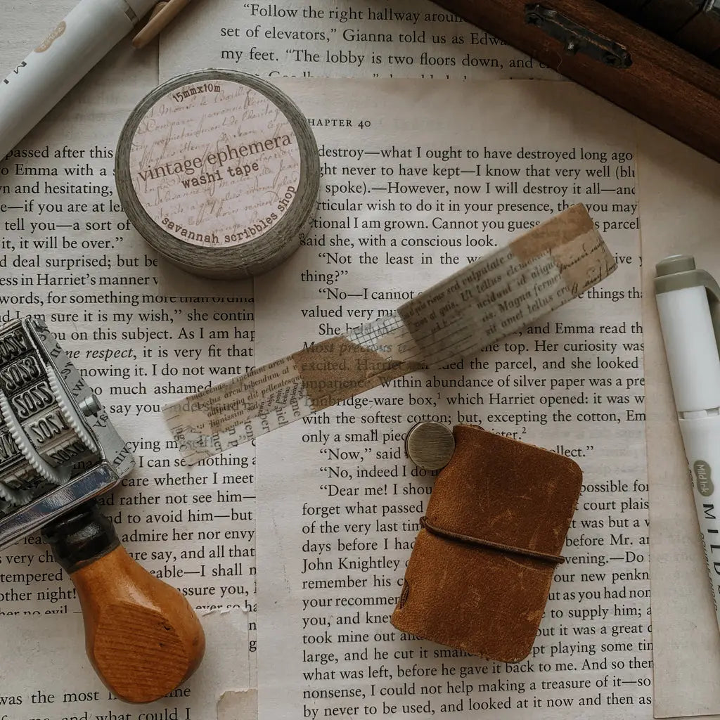Washi tape made for journaling, scrapbooking, & planning!
15mm x 10m
color may vary slightly from your monitor
made in-house and handled with cozy care