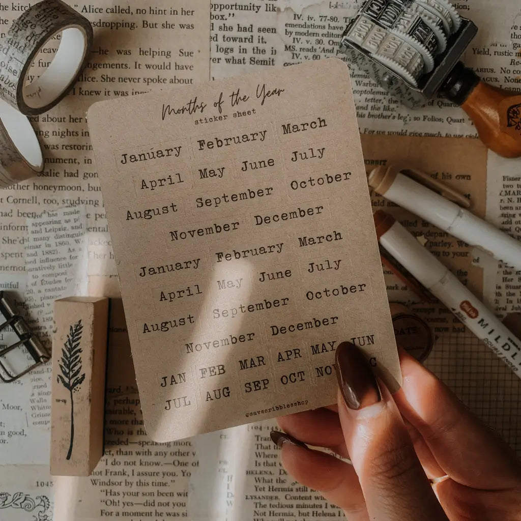 kraft sticker paper
3.25 x 4.25 inches
color may vary slightly from your monitor
made in-house and handled with cozy care
Includes one sticker sheet